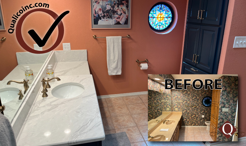 Qualico / Bathroom Remodel, Home Contractor, Fire Restoration, Water Damage Restoration, Kitchen Remodel