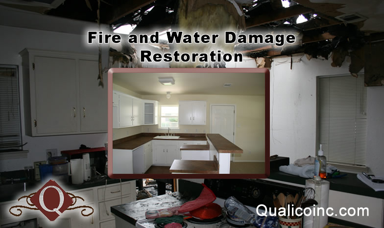 Fire and water damage restoration in Mansfield TX by Qualico Inc
