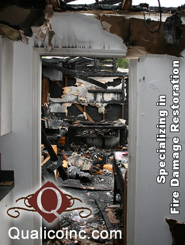 Fire and water damage restoration in Mansfield TX by Qualico Inc
